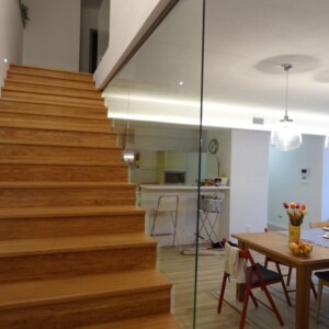 Sklenená stena pevná